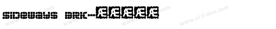 Sideways BRK字体转换